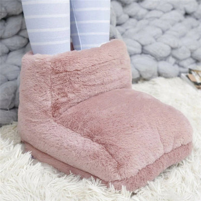 Foot Warmer Cushion in Soft Plush Fabric