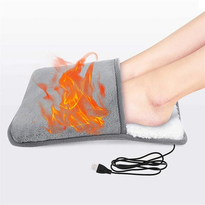 Foot Warmer Cushion in Soft Plush Fabric