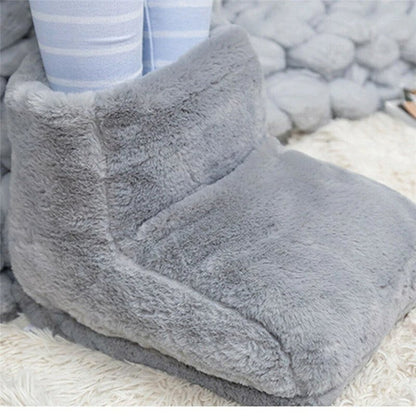 Foot Warmer Cushion in Soft Plush Fabric
