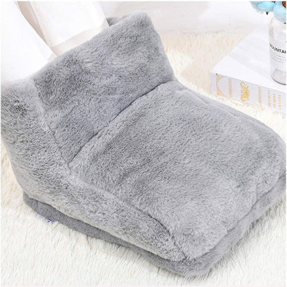 Foot Warmer Cushion in Soft Plush Fabric