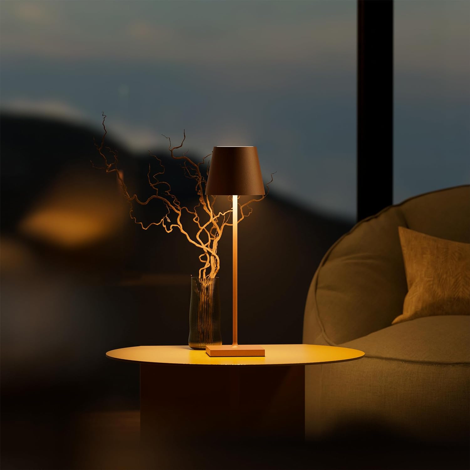 Moderne Aluminium LED-Tischlampe