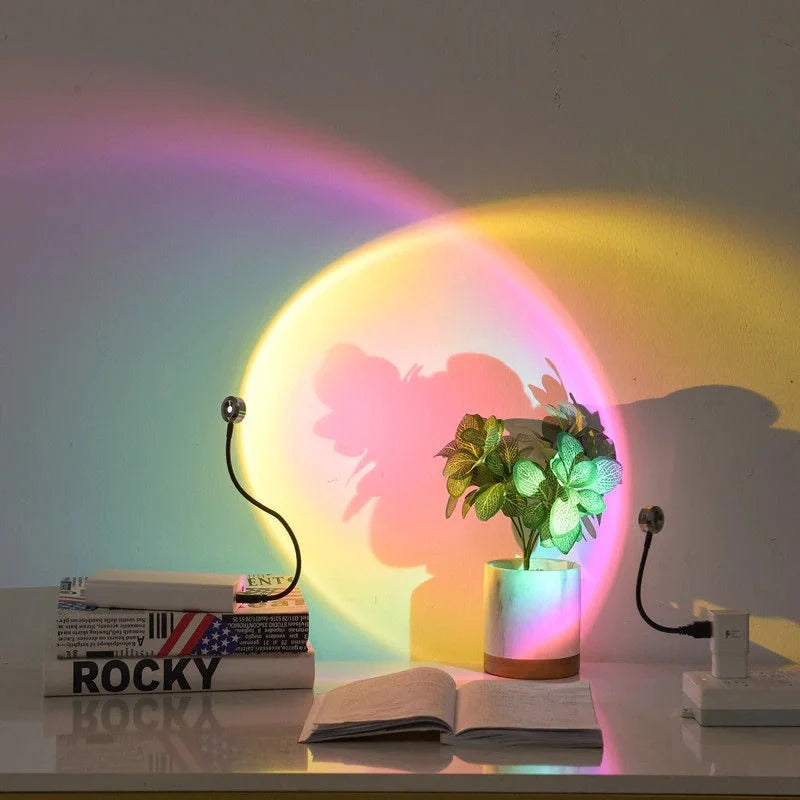 Projecteur lumineux LED Ambiance colorée pour la pièce