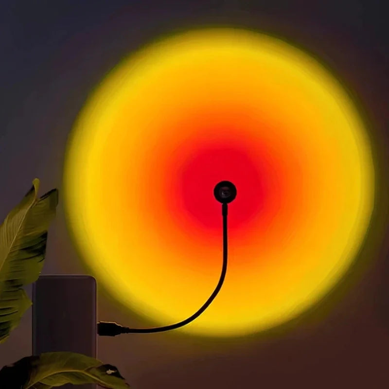 Projektor światła LED kolorowa atmosfera w pokoju