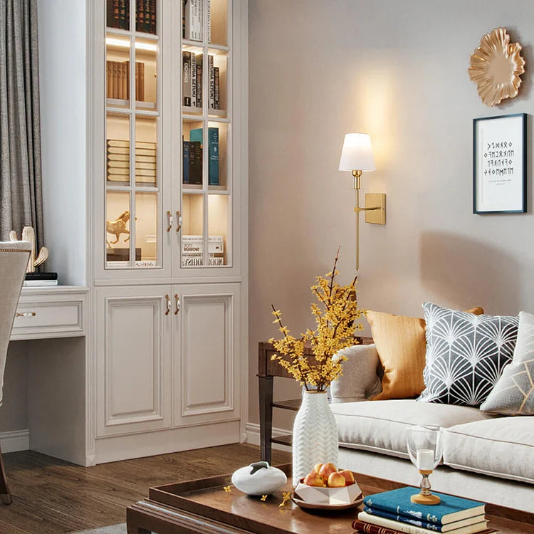 Modern Fabric Wall Lights Wireless Design