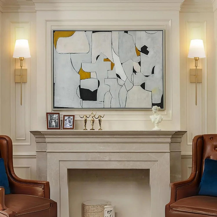 Moderne Stoff-Wandleuchten Kabelloses Design