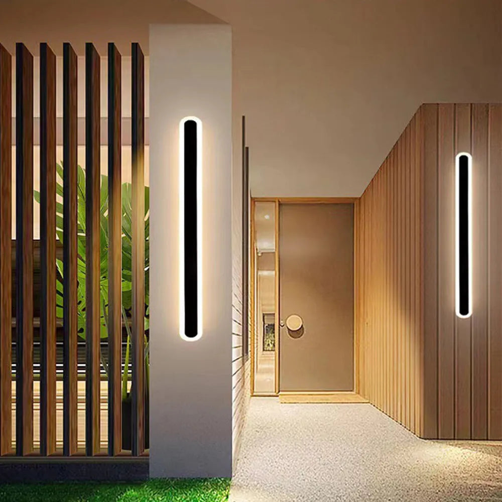 Lámpara de pared LED moderna impermeable