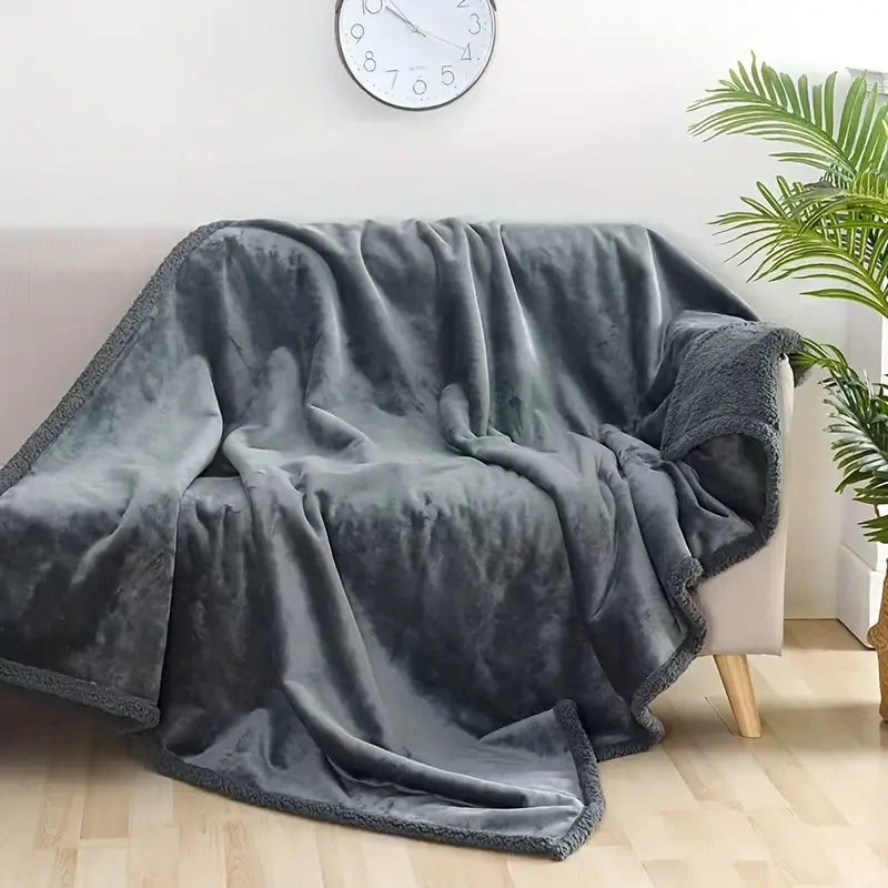 Manta de forro polar impermeable suave y protectora