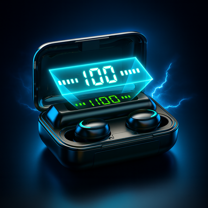 Kabellose Bluetooth-Kopfhörer Ladeetui