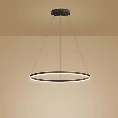 Modern Black LED Pendant Ceiling Light