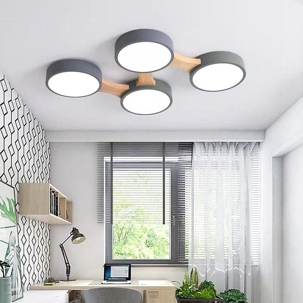 Sleek Modern LED Ceiling Light for Bedrooms - Stylish Illumination Fixture for Contemporary Home Decor and Ambient Lighting